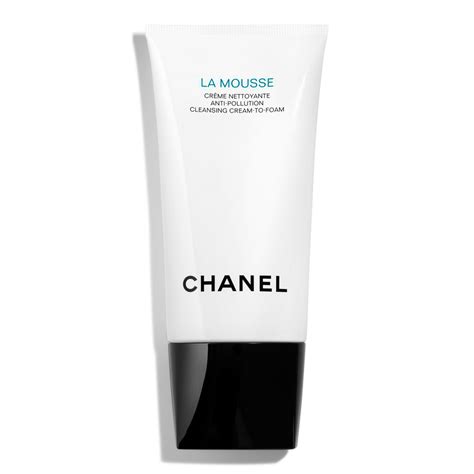 chanel anti pollution cleansing cream to foam.